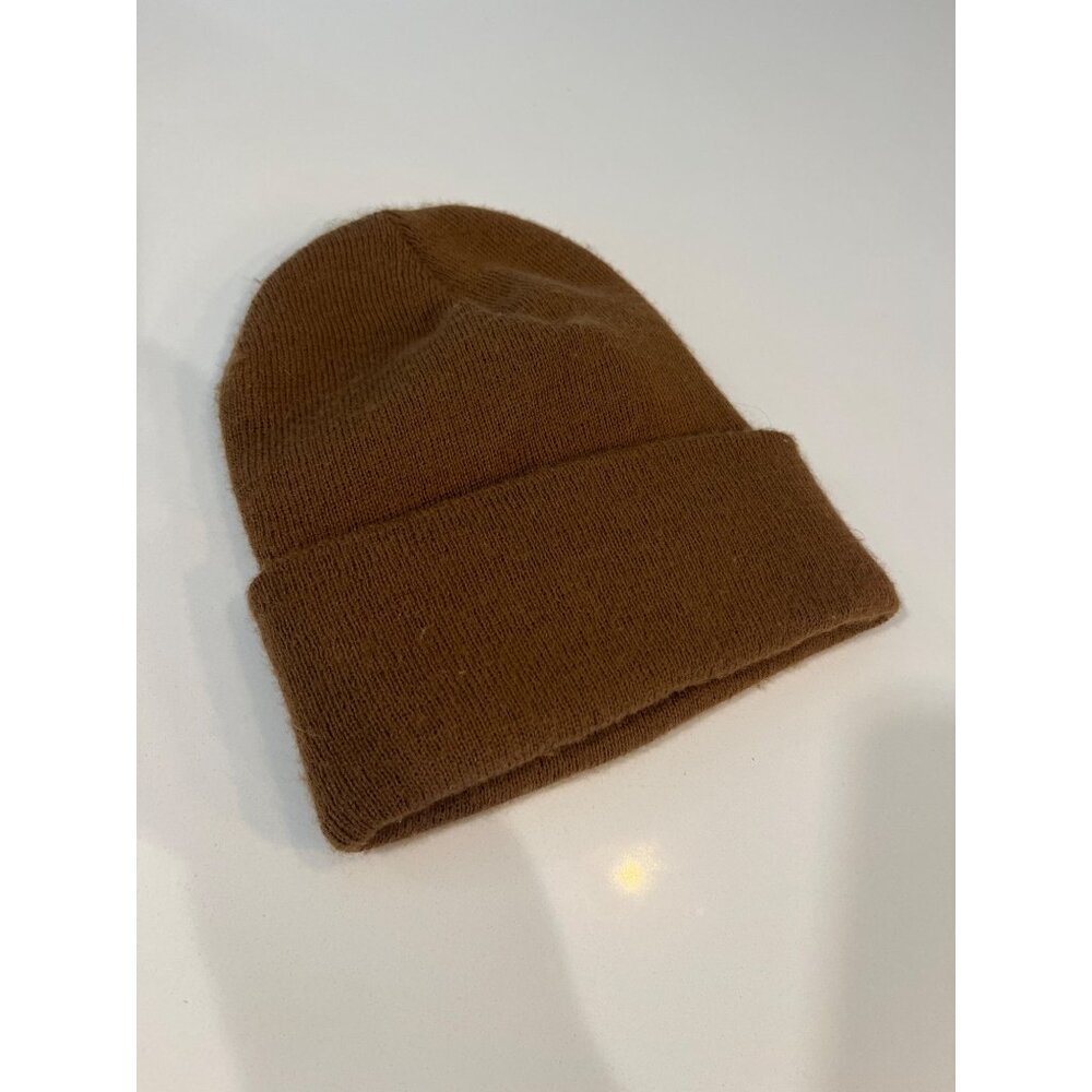 Carhartt Acrylic Watch Hat Beanie In Brown With Logo Patch - Picture 5 of 6